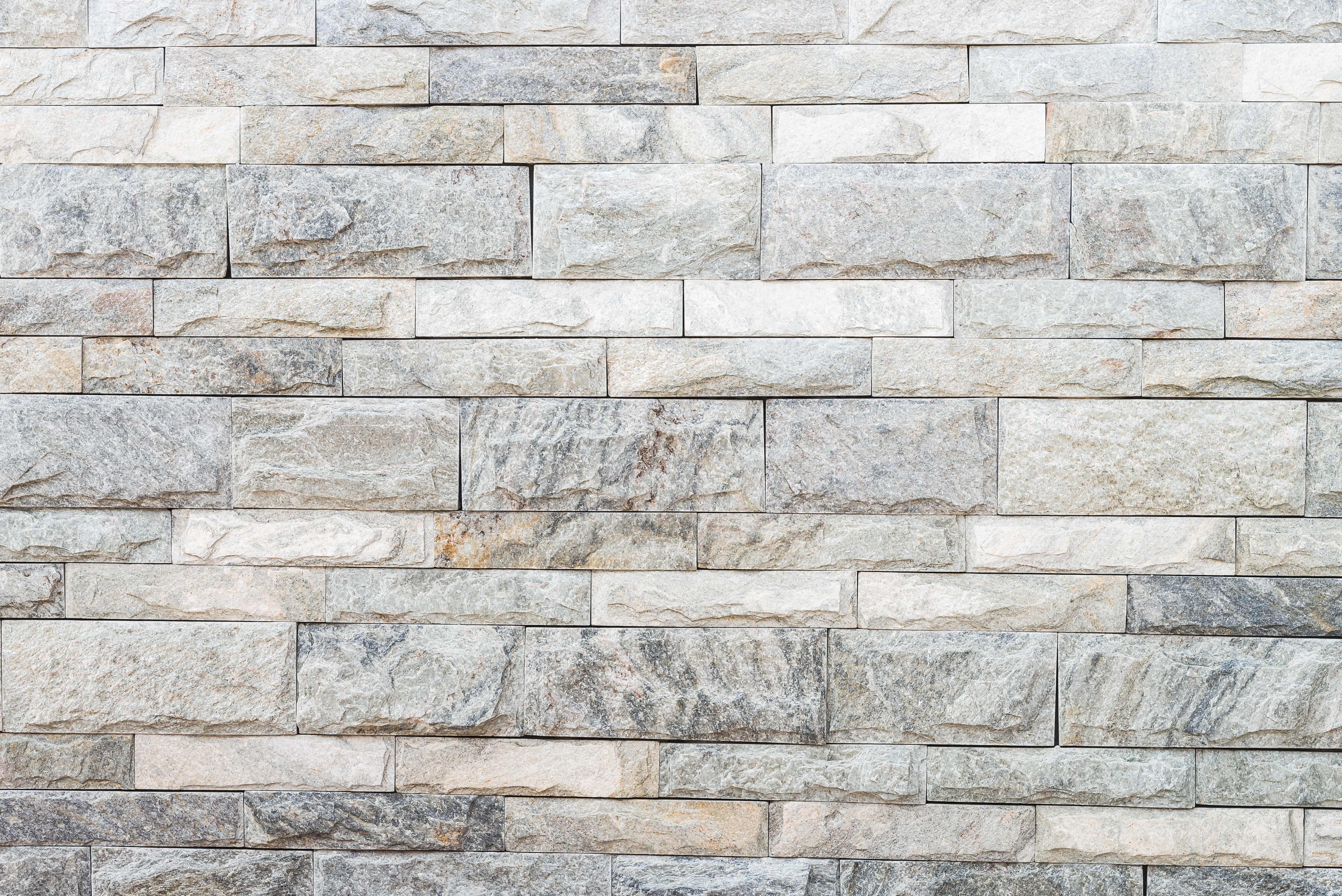 Natural stone facade